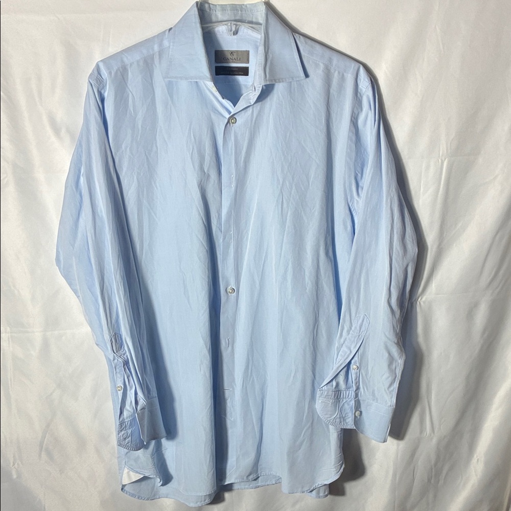 Canali size 16 1/2 men’s long sleeve dress shirt.